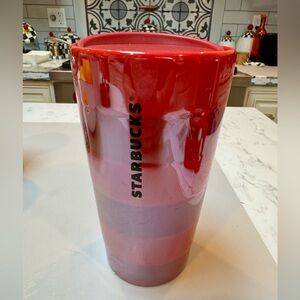Starbucks 2021 Holiday Series  Red and Pink 12oz Tumbler